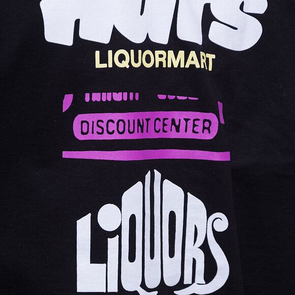 Triko HUF Liquormart T-Shirt Black