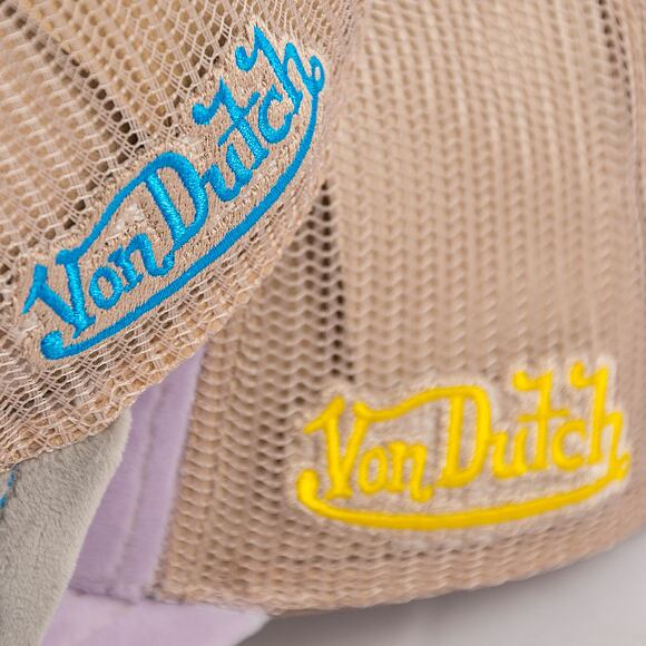 Von Dutch Trucker Kent Velvet Lilac/Sand Cap