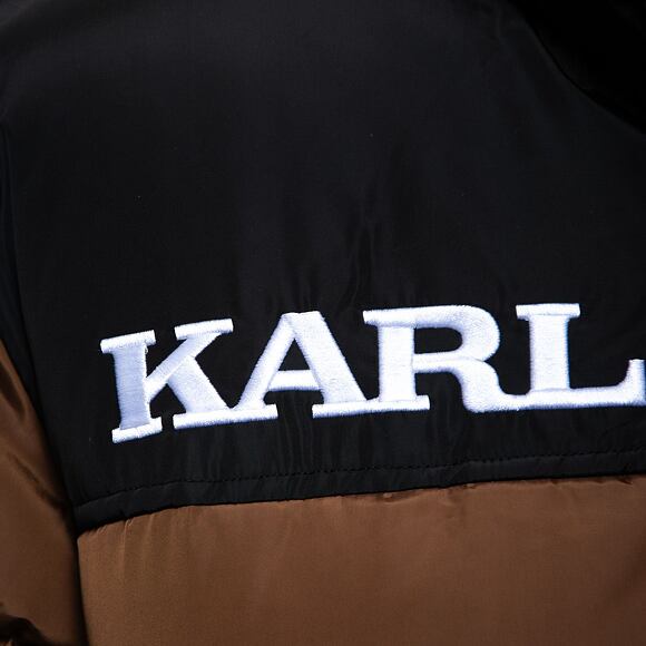 Bunda Karl Kani Retro Essential Puffer Jacket dark brown