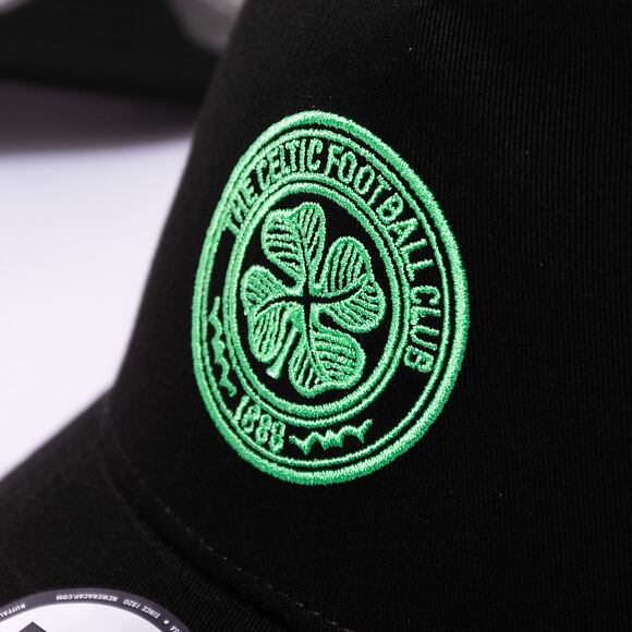 Kšiltovka New Era 9FORTY A-Frame Trucker Seasonal Celtic FC Black / Green