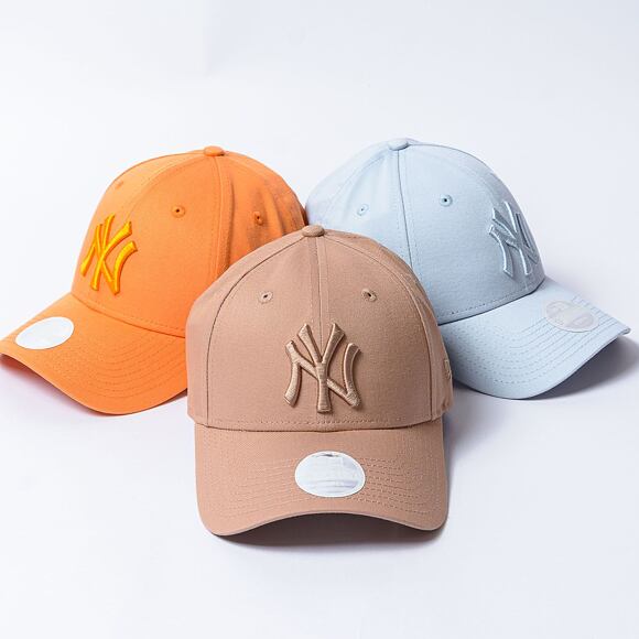 Dámská kšiltovka New Era - 9FORTY League Essential - NY Yankees - Camel