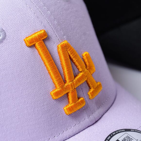 Dětská Kšiltovka New Era - 9FORTY League Essential - LA Dodgers - Pastel Purple / Orange