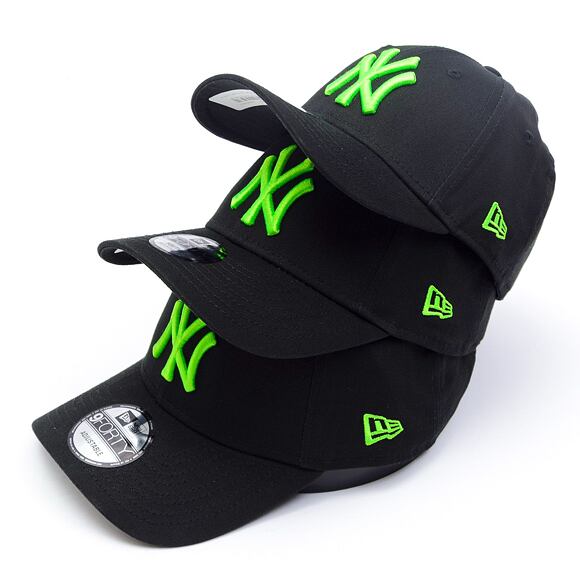 Kšiltovka New Era - 9FORTY MLB Neon - NY Yankees - Black / Green Glow