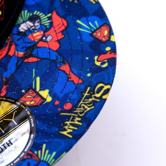 Dětská Kšiltovka New Era - Warner Bros Superman 9FIFTY - Navy