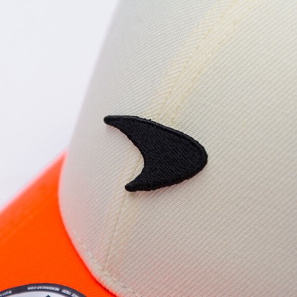 Kšiltovka New Era - F1 Contrast Visor 9FORTY - Mclaren Racing - Off White / Safety Orange