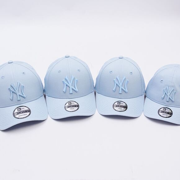 Kšiltovka New Era - MLB Essential 9FORTY - NY Yankees - Pastel Blue