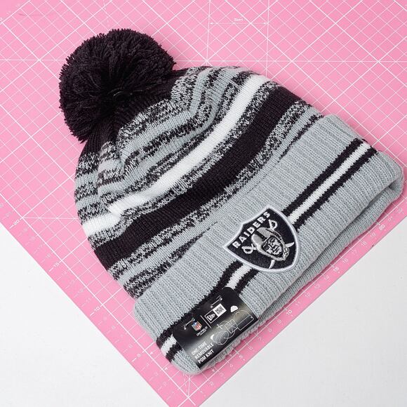 New Era NFL21 Sport Knit Las Vegas Raiders Winter Beanie