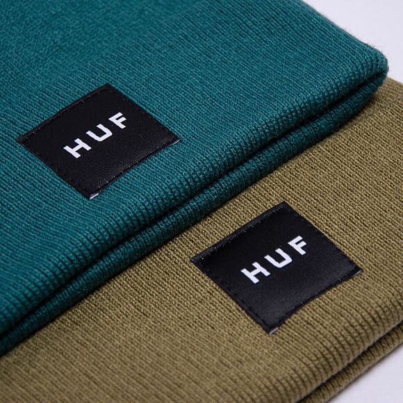 HUF Essentials Box Logo Beanie sycamore