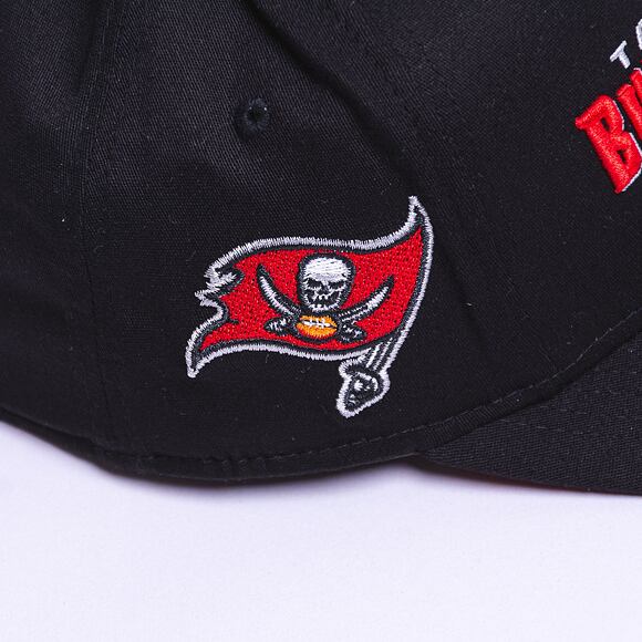 New Era 9FIFTY Stretch-Snap NFL Team Wordmark Tampa Bay Buccaneers Black Cap