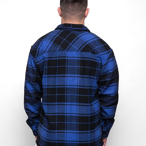 Košile Karl Kani Chest Signature Heavy Flannel Shirt blue/black