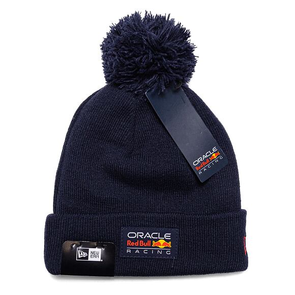 Kulich New Era - Essential Pom Beanie 1 - Red Bull F1 - Dark Navy