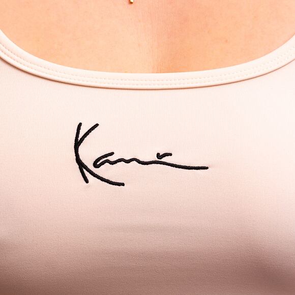 Dámský Crop Karl Kani Small Signature Essential Crop Top white