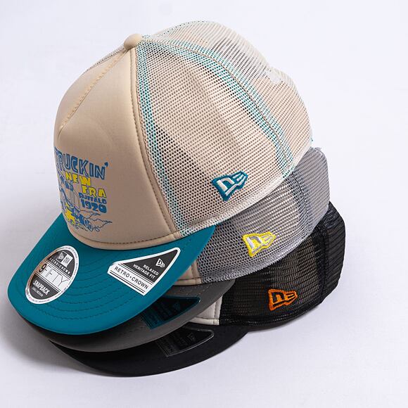 Kšiltovka New Era 9FIFTY Retro Crown American New Era - Turquoise / Ivory