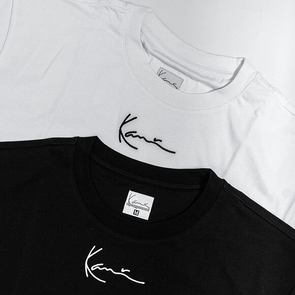 Balení dvou triček Karl Kani Small Signature Essential Tee 2 Pack black/white