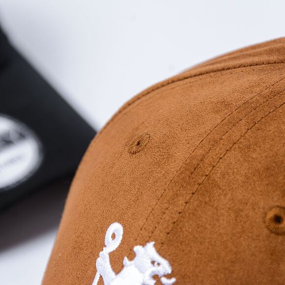 Kšiltovka New Era - 9FORTY Suede - Chelsea FC Lion Crest - Brown