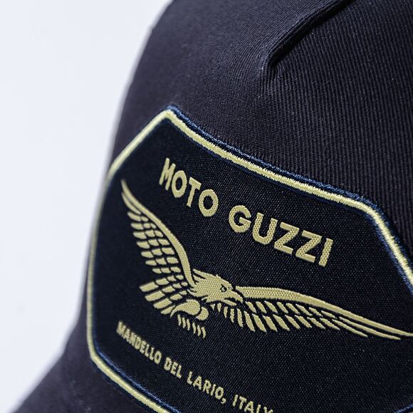 Kšiltovka New Era - 9FORTY Trucker Graphic Patch - Moto Guzzi - Navy