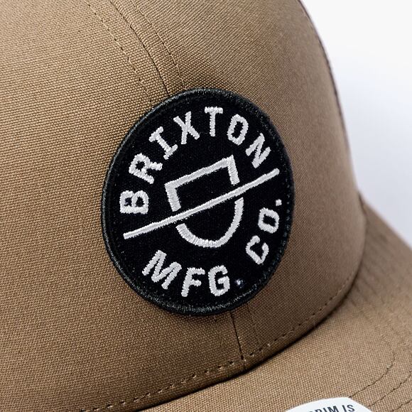 Kšiltovka Brixton Crest X MP Mesh Cap - Dark Earth / Desert Palm