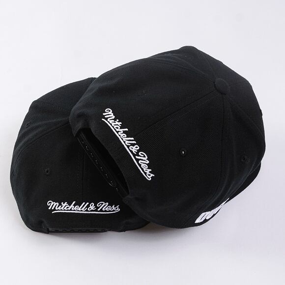 Kšiltovka Mitchell & Ness - Evergreen Black White Snapback Vntg - Anaheim Ducks - Black