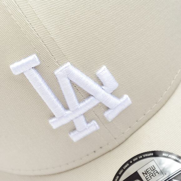 New Era 9FORTY MLB League Essential Los Angeles Dodgers Stone / Optic White Cap