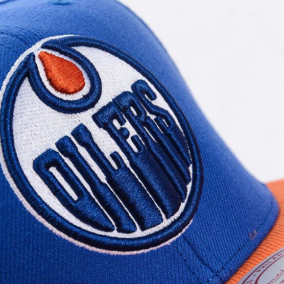 Kšiltovka Mitchell & Ness - Team 2 Tone 2.0 Snapback - Edmonton Oilers - Navy/Orange