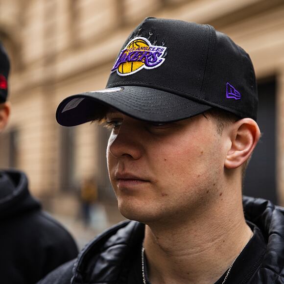 Kšiltovka New Era - 9FORTY A-Frame NBA Flame - LA Lakers - Black