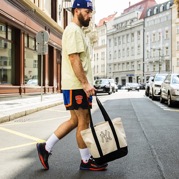 Taška New Era MLB Premium Tote Bag New York Yankees - Ivory / Black