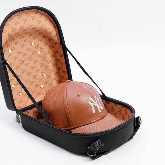 Kšiltovka New Era - MLB Image Drop - Leather 9FORTY - NY Yankees - Brown / White