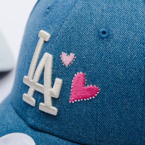 Dámská Kšiltovka New Era - MLB Denim Icon 9FORTY - LA Dodgers - Navy / White