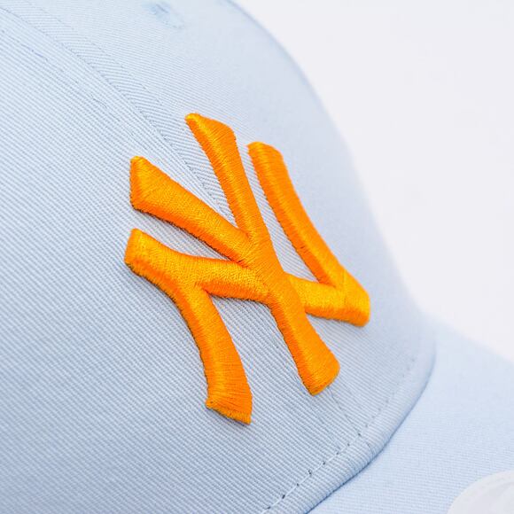 Dámská Kšiltovka New Era - MLB Essential 9FORTY - NY Yankees - Pastel Blue / Orange Glaze