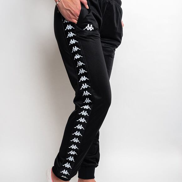 Kappa 222 Banda Wrastoria Slim C1B Black/Black/White Womens Sweatpants