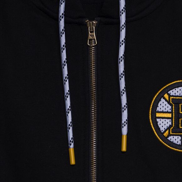 '47 Brand NHL Boston Bruins Back Check Morris Full Zip Hood Jet Black Hoody