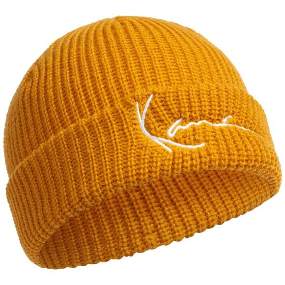 Karl Kani KK Signature Fisherman Beanie Ocher