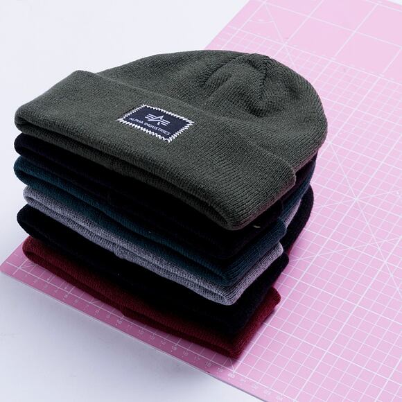 Alpha Industries X-Fit Beanie Burgundy