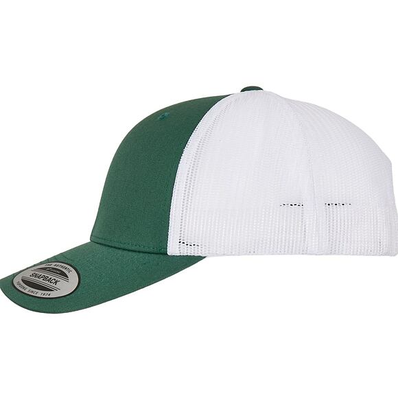 Yupoong Retro Trucker 2-Tone Evergreen/White Cap