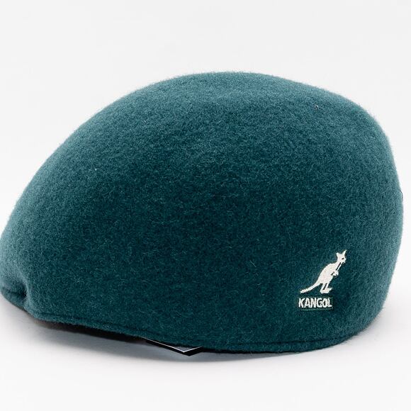 Kangol Seamless Wool 507 Pine Green Flat Cap