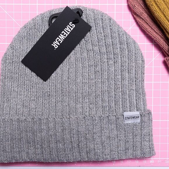 STATEWEAR Frank Beanie Light Grey Melange