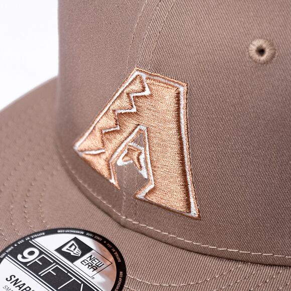 Kšiltovka New Era 9FIFTY MLB Patch Arizona Diamondbacks Retro - Ash Brown / Stone