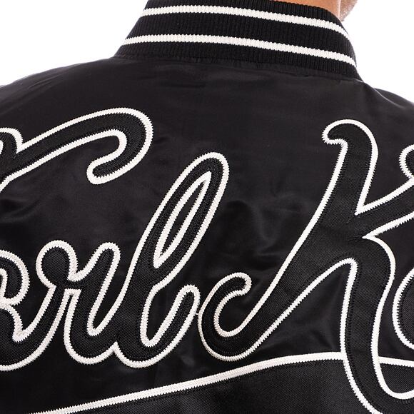 Bunda Karl Kani OG Diner Bowling Jacket black