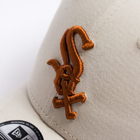 Kšiltovka New Era 9FORTY MLB League Essential Chicago White Sox Stone / Caramel Brown