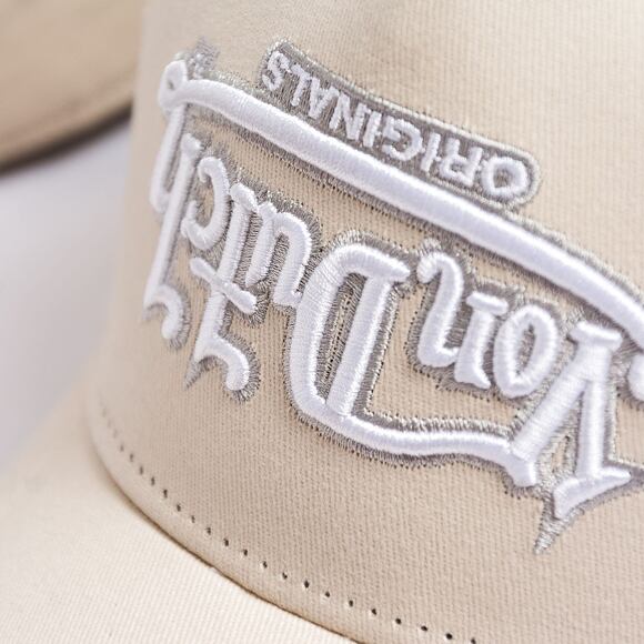 Kšiltovka Von Dutch Trucker Soho - Cotton Twill - Grey/White