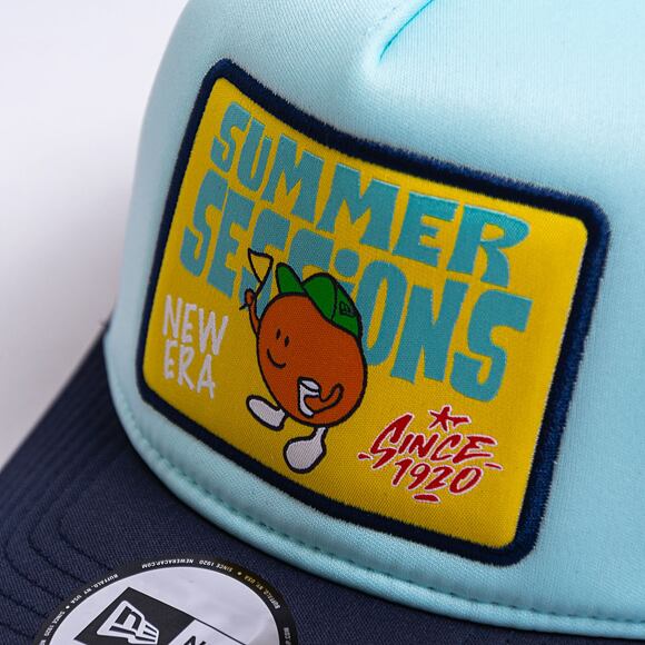 Kšiltovka New Era 9FORTY A-Frame Trucker Patch Trucker - Sunwash Blue