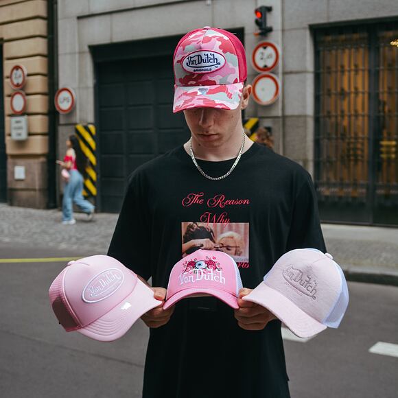 Kšiltovka Von Dutch Trucker Madison - Pink