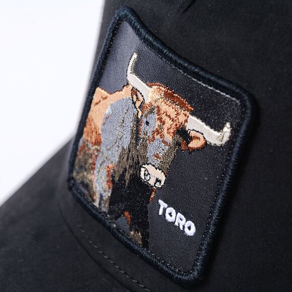 Kšiltovka Goorin Trucker - The Suede Bull - Black