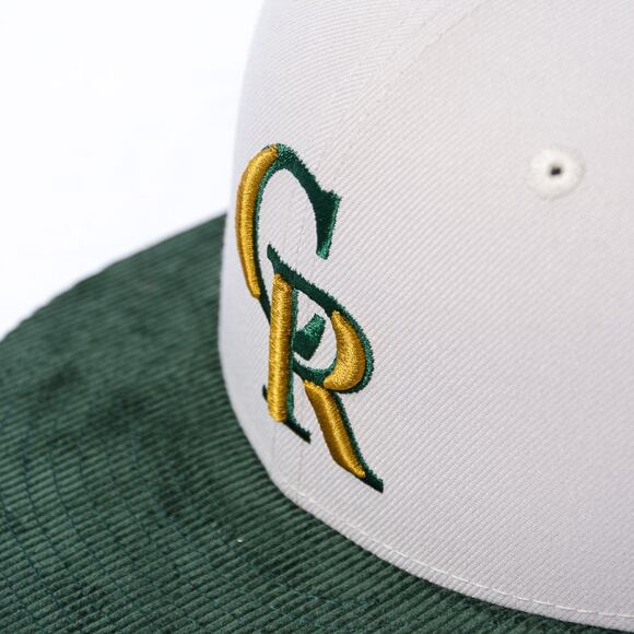 Kšiltovka New Era - 59FIFTY MLB Contrast Cord - Colorado Rockies - Stone / Green