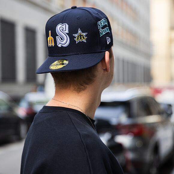 Kšiltovka New Era - 59FIFTY MLB Coops Patch - Seattle Mariners - Navy