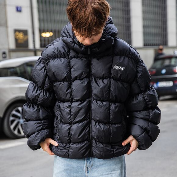 Bunda Karl Kani - Oversized Square Quilted Puffer Jacket - Black