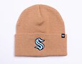 '47 Brand NHL Seattle Kraken Haymaker '47 Cuff Knit Camel Winter Beanie