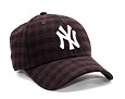 Kšiltovka New Era 9FORTY MLB Flannel New York Yankees Cardinal / White