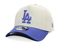 Kšiltovka New Era - MLB Cream & Patch 9FORTY A-Frame - LA Dodgers - Cream / Blue