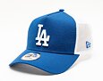 New Era 9FORTY Clean Trucker Los Angeles Dodgers Snapback Light Royal / Optic White Cap